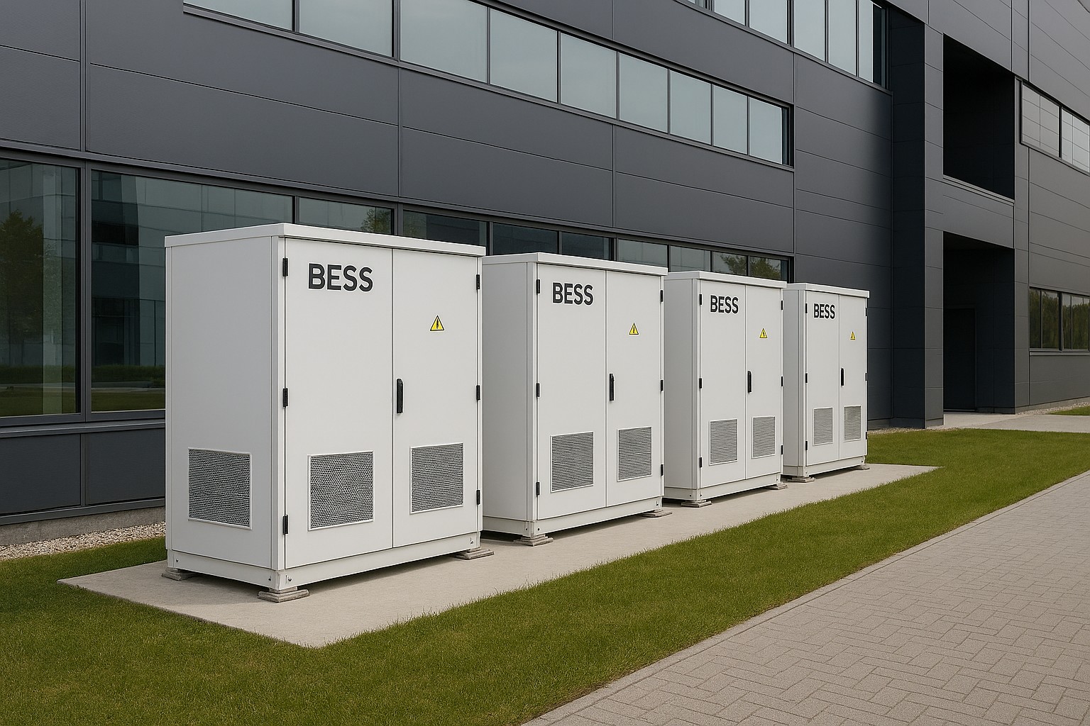 BESS Cabinets σε Επιχείρηση